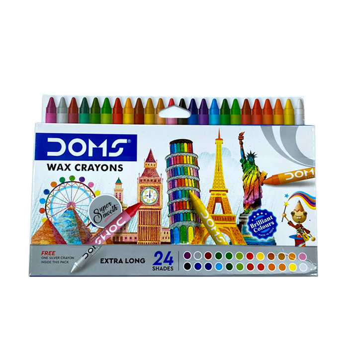 الوان شمعية 24 لون DOMS-3450