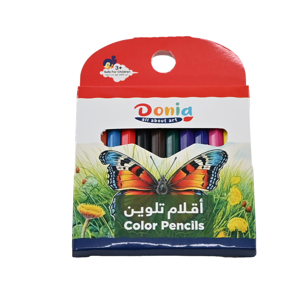 الوان خشبية قصير 12 لون دنيا DON-62-099