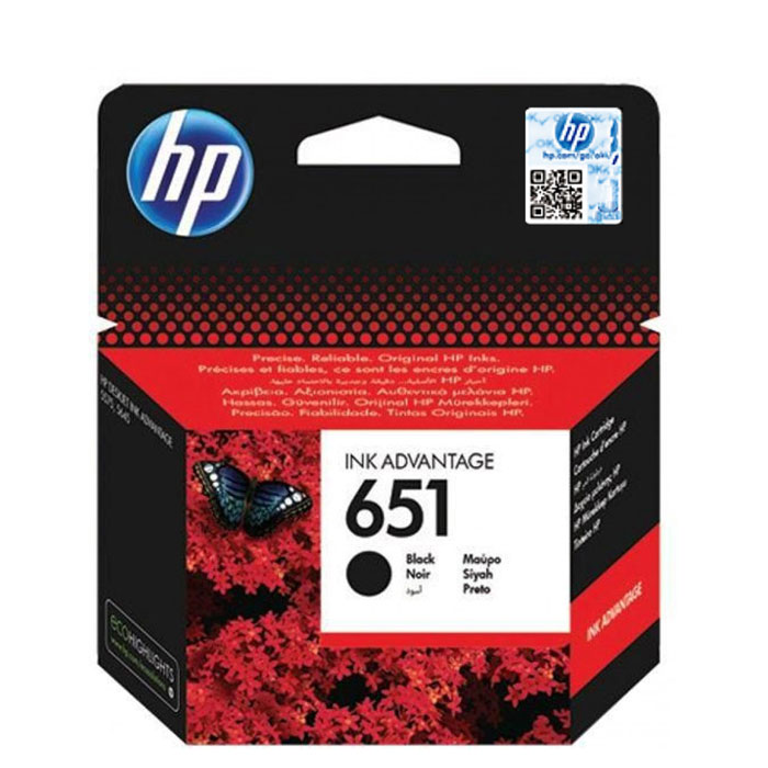 حبر طابعة HP 651 لون أسود