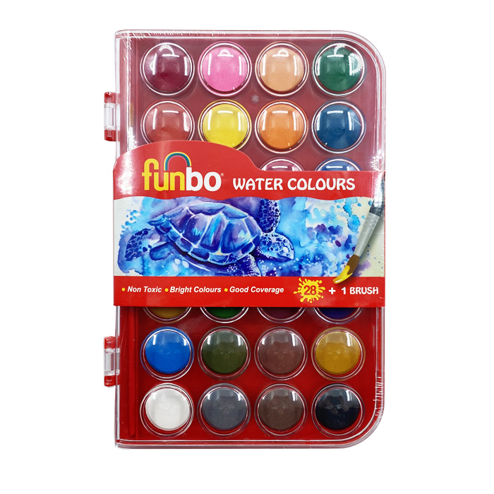 الوان مائية اقراص fuinbo BRUSH FO-WCC-28