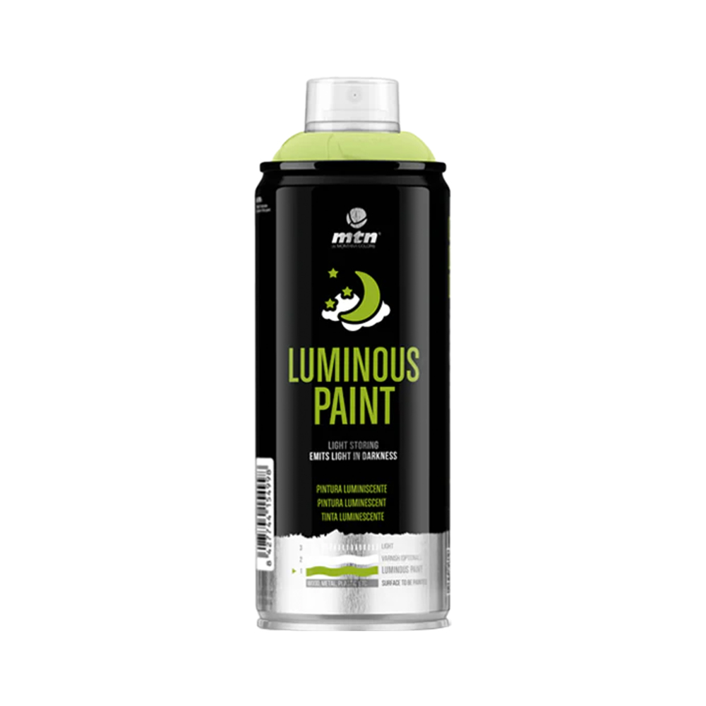 بخاخ بوية اسباني طلاء مضئ 400 مل PRO MTN LUMINOUS PAINT