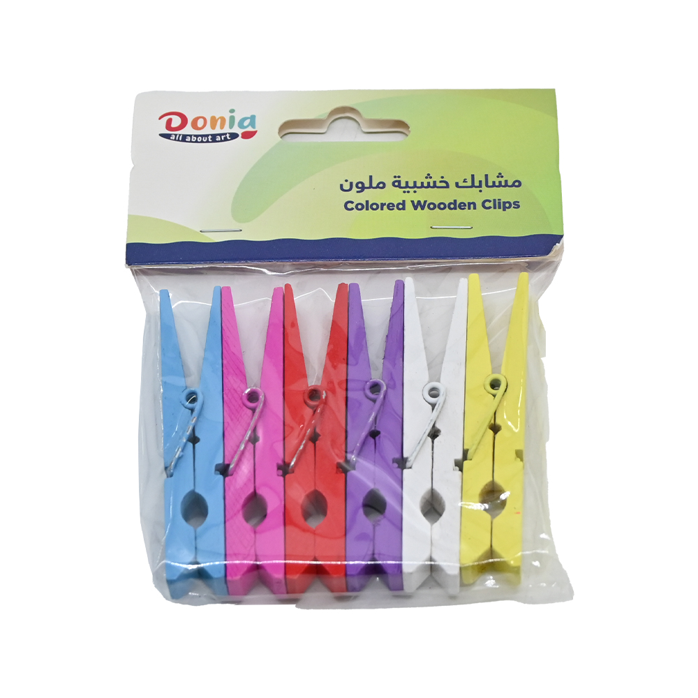 مشابك خشبية ملونة DO-30041